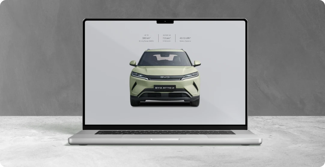 BYD Website Design Process