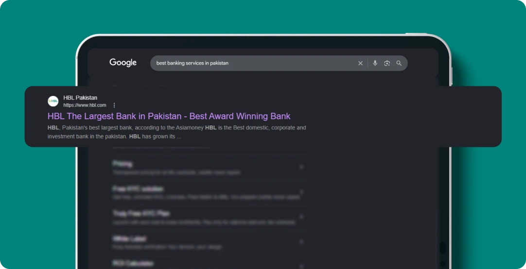 HBL SEO Results