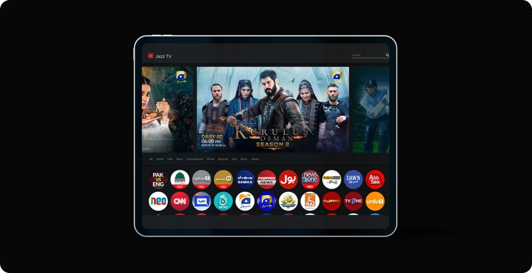 Jazz TV App Process
