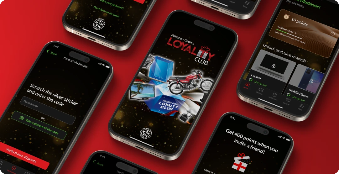 Pakistan Cables Loyalty App Process