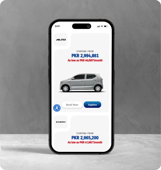 Suzuki Pakistan Website Feature 1