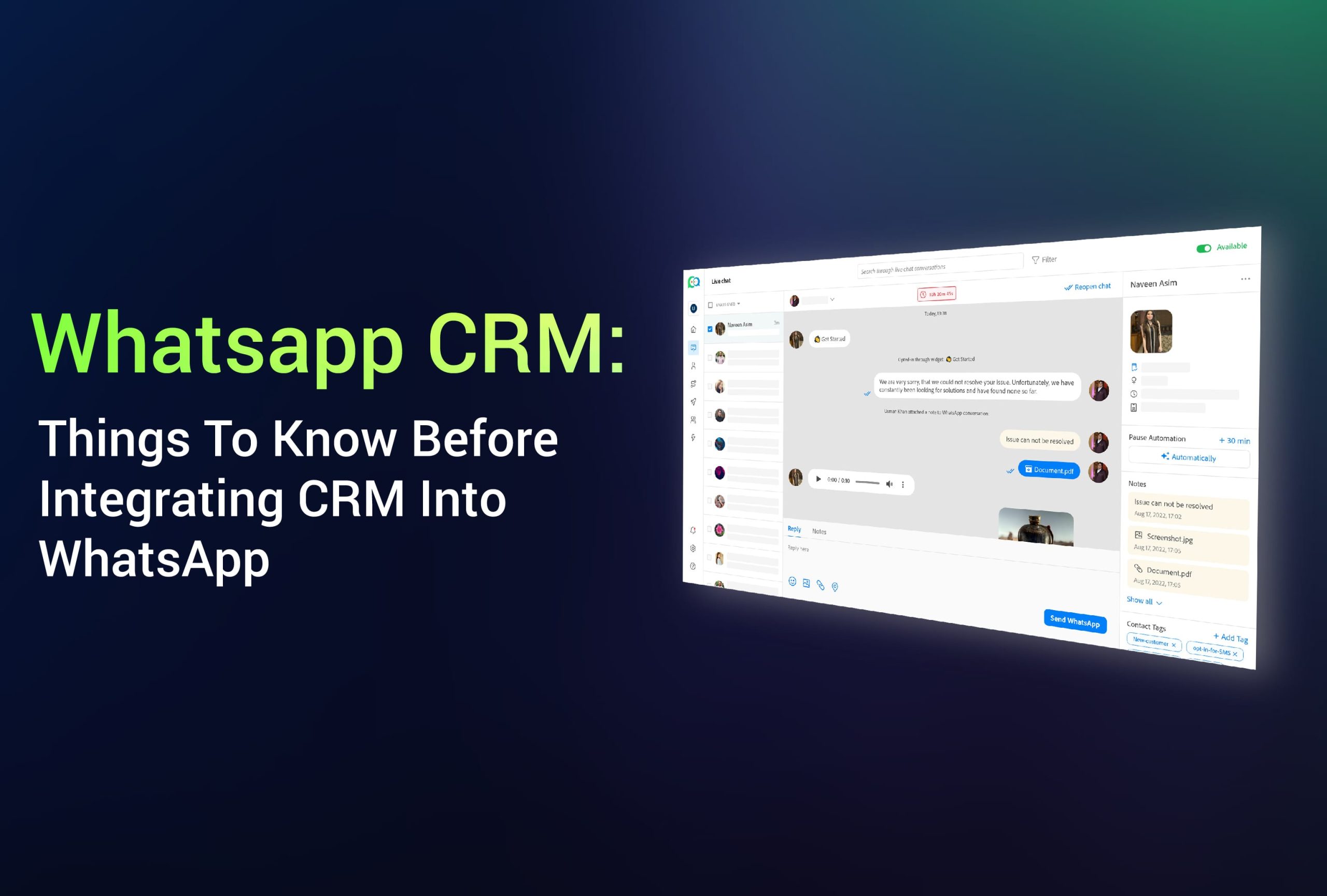 WhatsApp CRM: 5 Things To Know Before Integrating CRM Into WhatsApp