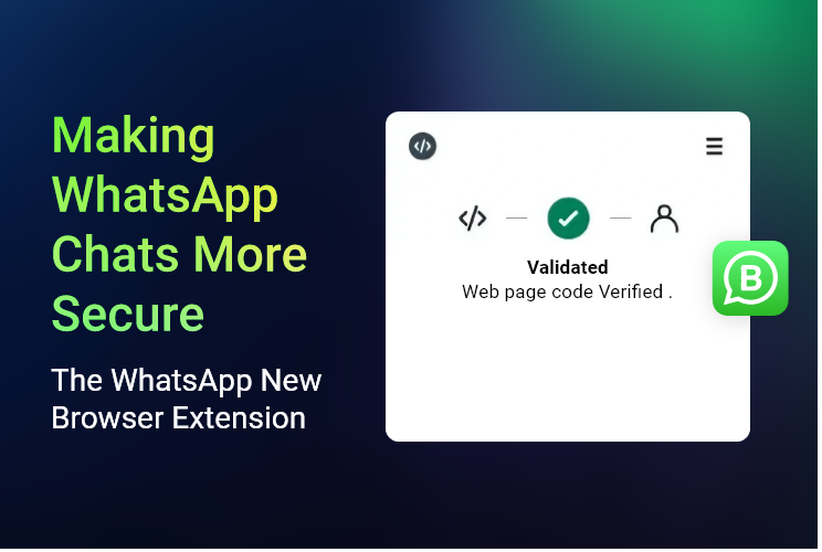 Making WhatsApp chats secure – WhatsApp new extension