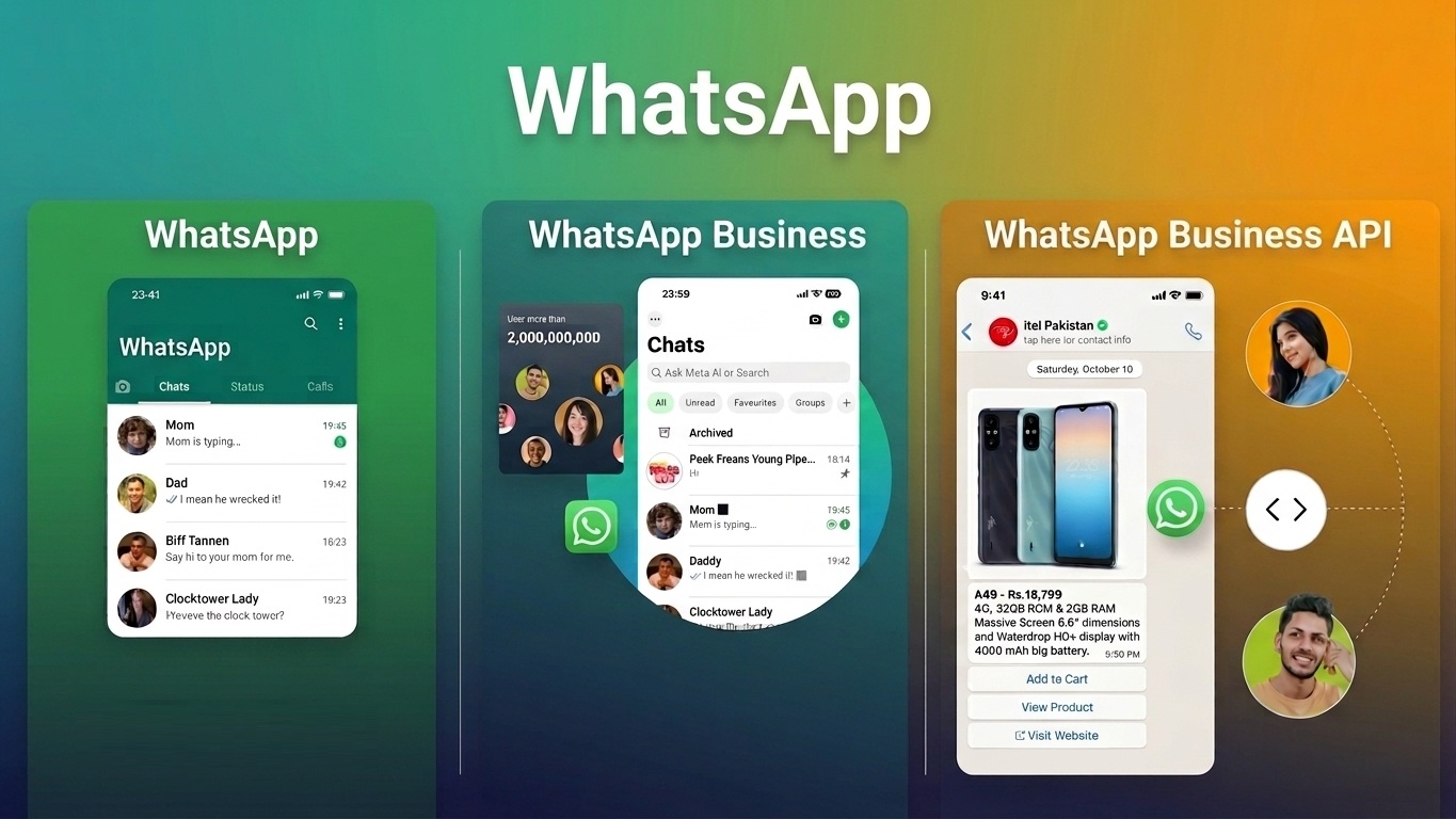 WhatsApp vs. WhatsApp Business App vs. WhatsApp Business API