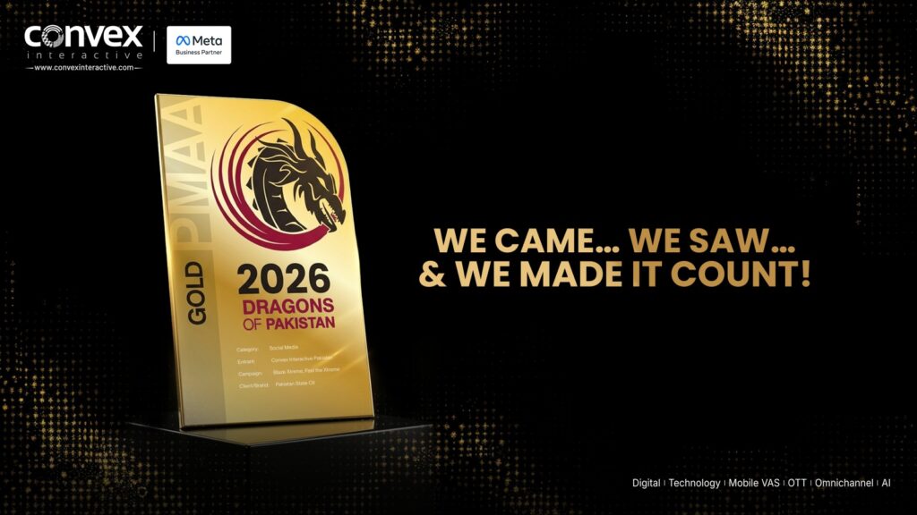 Convex Interactive Wins Double at Dragons of Pakistan Awards 2026
